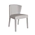 Eleganza Oak Dining Chair 3D model small image 3