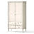 Provençal Nursery Wardrobe | Linea Lux 3D model small image 1