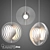 Elegant L1222 Infinity Chandelier 3D model small image 1