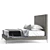 RH Italia Channel Bed: Sleek and Stylish 3D model small image 3