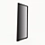 Trapezoidal Ash Frame Mirror 3D model small image 1