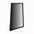 Trapezoidal Ash Frame Mirror 3D model small image 3