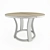 Elegant Grace Extensible Table 3D model small image 3