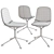 Sleek Beso 4 Leg Side Chair 3D model small image 2