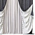 Elegant Drapes - Curtain 572 3D model small image 3