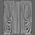 Elegant Drapes - Curtain 572 3D model small image 4