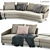 Luxury Minotti Lawson Sofa - Elegant Design 3D model small image 5