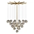 Elegant Katia Lucite Chandelier 3D model small image 1