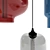 Newrays Pendant Lamps Set: Metal & Glass, 4 Pieces 3D model small image 2