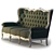 Elegant Classimo Sofa: 3D Model 3D model small image 7