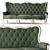 Elegant Classimo Sofa: 3D Model 3D model small image 13