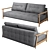 Una Modern Sofa: Compact and Stylish 3D model small image 2