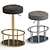 Modern Thibault Bar Stool 3D model small image 1