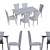 Elegance in Zoom: Taranko Dinning Set 3D model small image 3