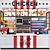 JC Fastfood Kiosk: The Perfect Blend of Food and Coffee 3D model small image 1