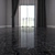 Cosmos Black Marble Floor Set 3D model small image 2