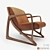 Sleek Lupita Lounge Chair: Superior Comfort & Style 3D model small image 1