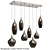 Sleek Smoke Hanging Lamp 3D model small image 1