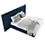 Arni Bed - 180 x 200: Stylish and Spacious Sleeping Solution 3D model small image 3