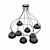 Modern Formula 4 Chandelier - MW-Light 696010808 3D model small image 3