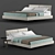Saba Italia Limes Bed - Sleek and Stylish Modern Design 3D model small image 2