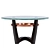 Modern Espresso Elation Cocktail Table 3D model small image 2