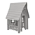 Kompan Playhouse: Classic Roof 3D model small image 3