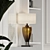 Elegant Ambra Table Lamp by Paralume Marina 3D model small image 3