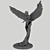 Elegant Angel Statue: Graceful & Timeless 3D model small image 5