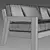 Stylish 90" BONAIRE Sofa | Restoration Hardware 3D model small image 2