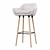 Modern Barstool Set Eamon 3D model small image 1