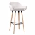 Modern Barstool Set Eamon 3D model small image 2