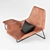 Sleek Steel Lama Lounge Chair 3D model small image 3