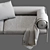 Minimal Steel Frame Agra Sofa 3D model small image 5