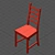 Kaustby Chair: Brown-Black, Stylish & Comfortable 3D model small image 6