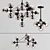 Copper MODO Chandelier: A Stylish Loft Lighting Solution 3D model small image 2