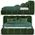 Cozy Comfort: Dorelan Soft_Nest Bed 3D model small image 1