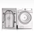 Samsung Front-Load Washer and Dryer: Powerful & Efficient 3D model small image 4