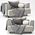 Sleek Comfort: Modern Armchair 3D model small image 4