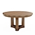 Amboise Walnut Table: Self-Storing Leaves 3D model small image 1