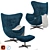 Modern Egg Chair: Stylish and Comfy 3D model small image 2