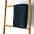 Bamboo Ladder Towel Rack 3D model small image 2