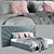 Luxury Dream Bed 3D model small image 2