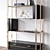 Elegant Waltz Bookcase: Luxurious Storage Solution 3D model small image 2