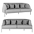 Luxury Caillou Liu Jo Sofa 3D model small image 3