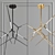 VeniceM Spear: Elegant LED Chandelier 3D model small image 2