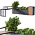 Botanical Bench: Urban Oasis 3D model small image 2