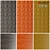 3D Carrelage Textile Wallcovering 3D model small image 1