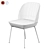 Sleek and Comfortable Oslo Side Chair 3D model small image 3