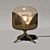 Antique Gold Goblet Table Lamp 3D model small image 1